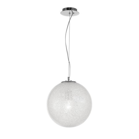 Nowoczesna lampa Luces Exclusivas FLANDES LE42364 - kolor lampy - transparentny/chrom, materiał - szkło/aluminium