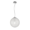 Nowoczesna lampa Luces Exclusivas FLANDES LE42364 - kolor lampy - transparentny/chrom, materiał - szkło/aluminium