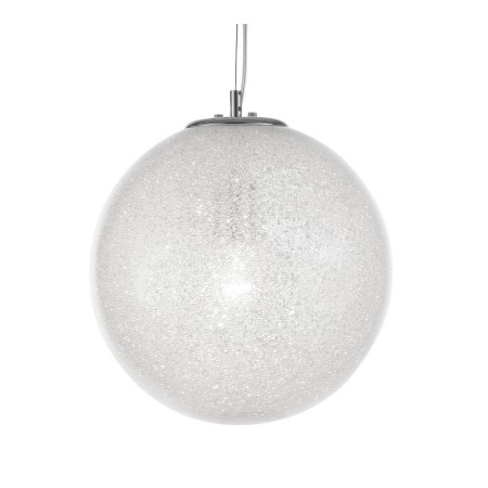 Nowoczesna lampa Luces Exclusivas FLANDES LE42364 - kolor lampy - transparentny/chrom, materiał - szkło/aluminium