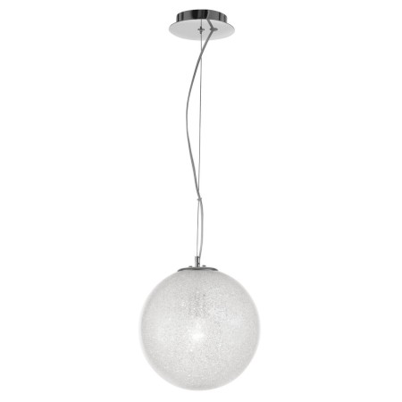 Stylowa lampa Luces Exclusivas FLANDES LE42365 - kolor lampy - transparentny/chrom, materiał - szkło/aluminium