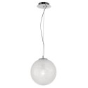 Stylowa lampa Luces Exclusivas FLANDES LE42365 - kolor lampy - transparentny/chrom, materiał - szkło/aluminium