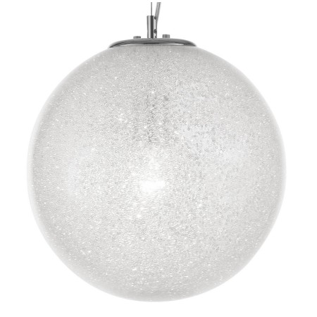 Stylowa lampa Luces Exclusivas FLANDES LE42365 - kolor lampy - transparentny/chrom, materiał - szkło/aluminium