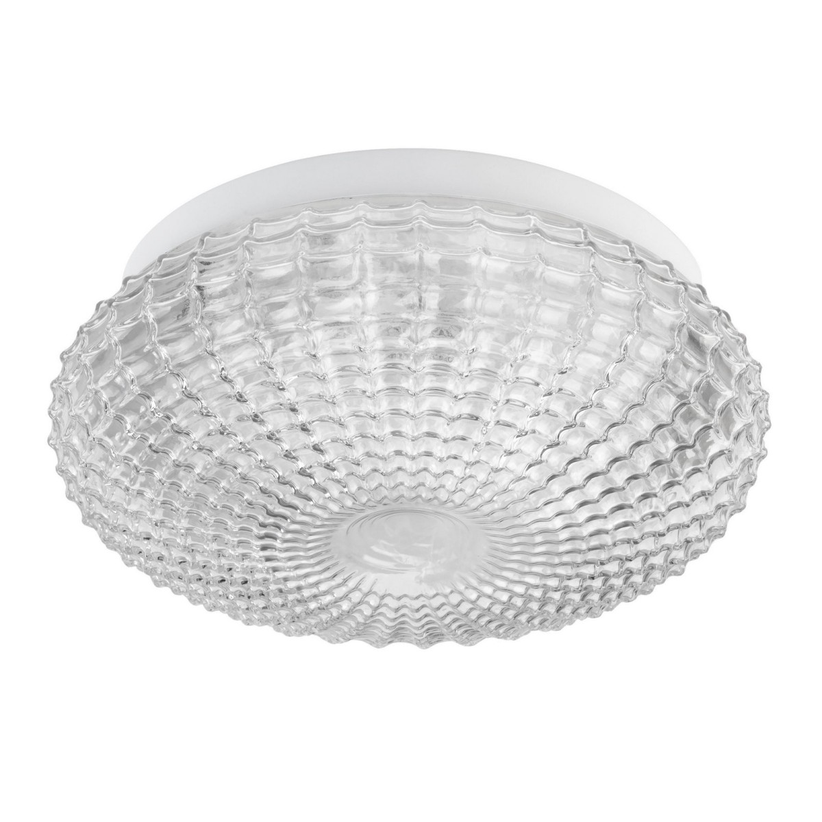 Wyjątkowa oprawa oświetleniowa Luces Exclusivas LINCOLN LE42442 - kolor lampy - transparentny/biały, materiał - szkło/me