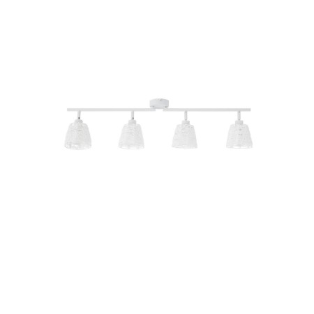 Stylowa lampa Luces Exclusivas MATANZA LE42471 - kolor lampy - biały, materiał - metal/sznur