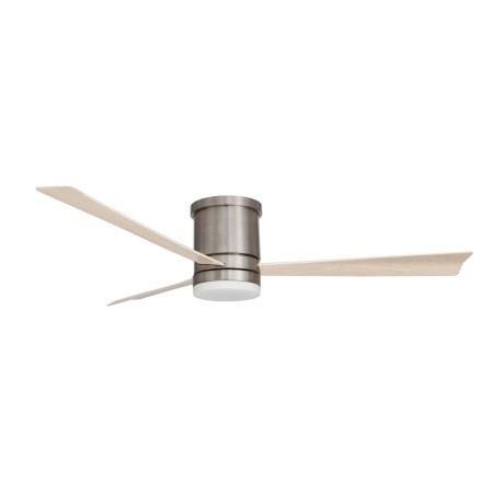 Nowoczesna lampa Luces Exclusivas ROBLEDO LE42548 - kolor lampy - szczotkowany nikiel, materiał - stal/szkło/sklejka