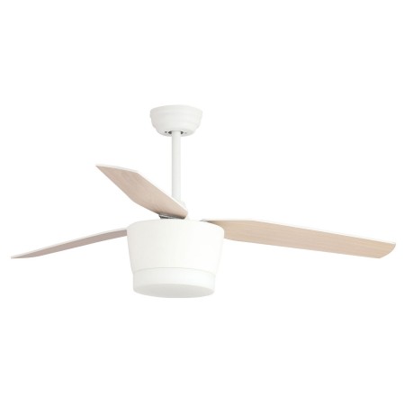 Stylowa lampa Luces Exclusivas SEGUNDO LE42555 - kolor lampy - biały/dąb, materiał - metal/szkło/drewno