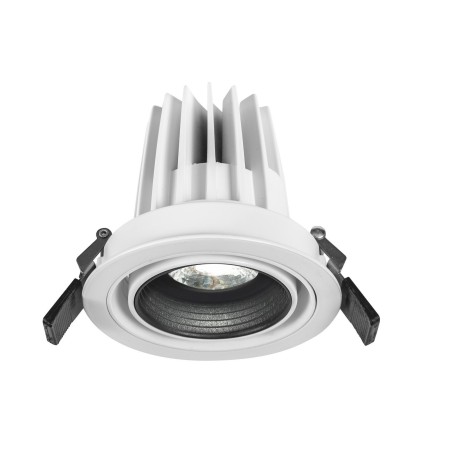 Niepowtarzalna lampa Luces Exclusivas ZALAMEA LE61349 - kolor lampy - biały, materiał - aluminium