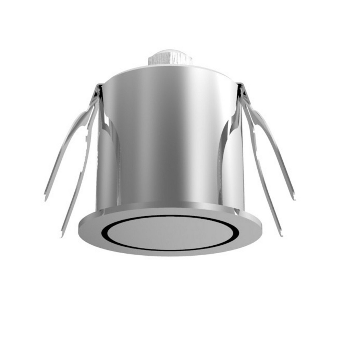 Niepowtarzalna lampa Luces Exclusivas ALICANTE LE61369 - kolor lampy - srebrny, materiał - aluminium