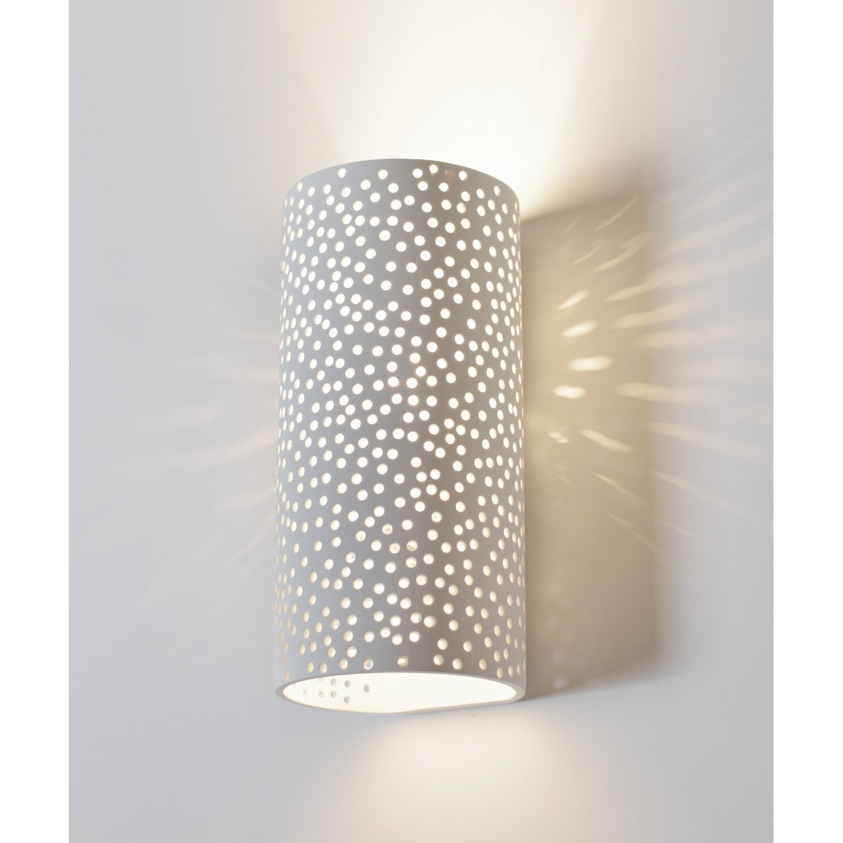 Niepowtarzalna lampa Luces Exclusivas COMODORO LE61483 - kolor lampy - biały, materiał - gips