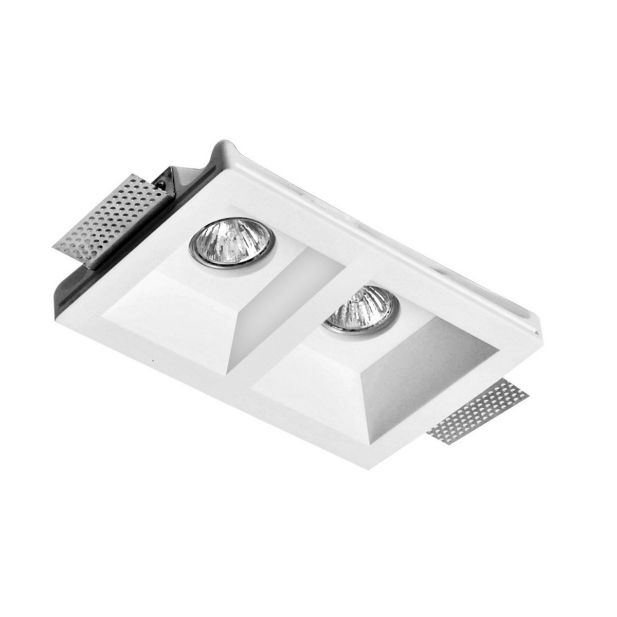 Niepowtarzalna lampa Luces Exclusivas FERNANDO LE61534 - kolor lampy - biały, materiał - gips