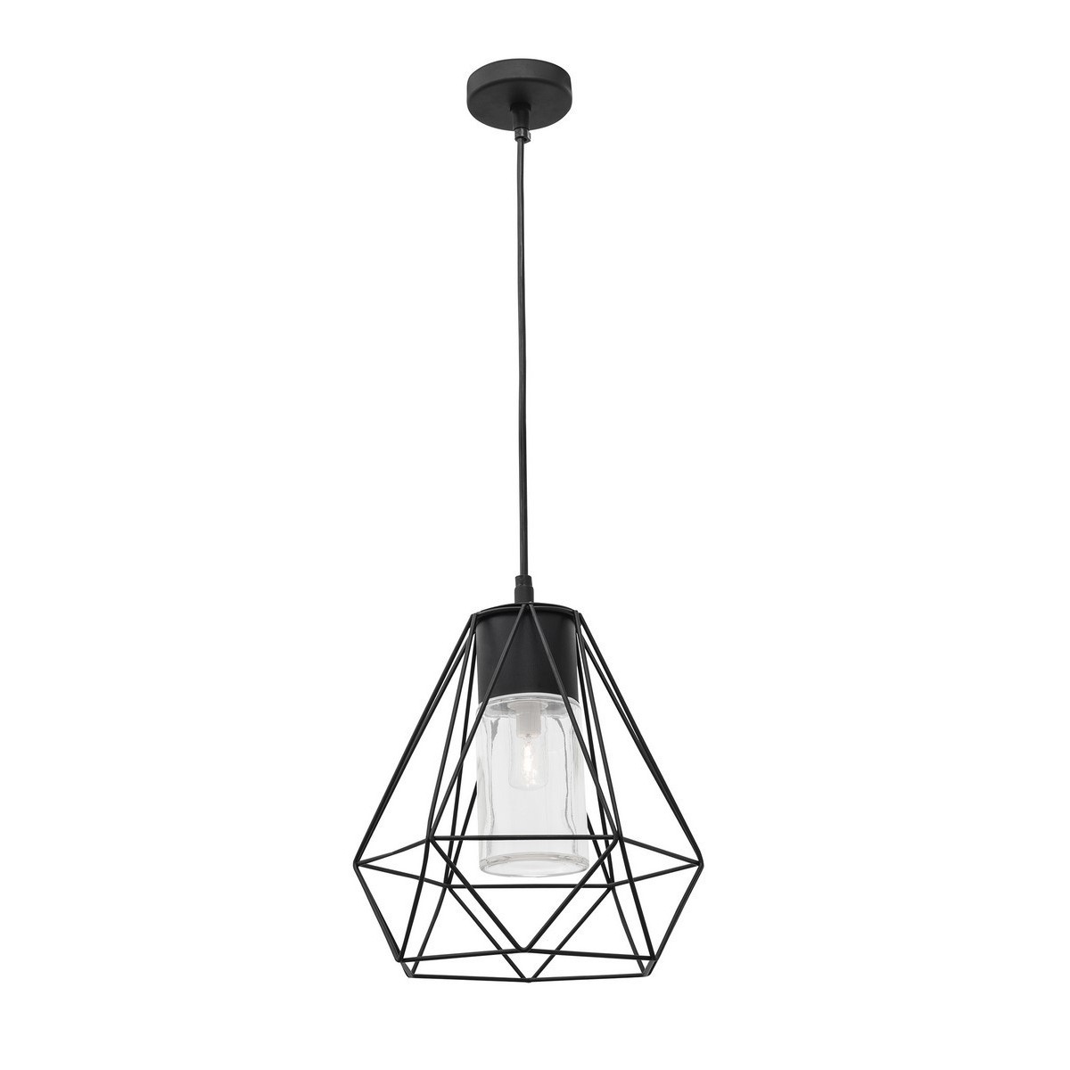 Nowoczesna lampa Luces Exclusivas PICHANAL LE71353 - kolor lampy - czarny, materiał - aluminium/szkło