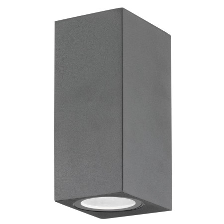 Niepowtarzalna lampa Luces Exclusivas RANCAGUA LE71380 - kolor lampy - szary, materiał - aluminium/szkło