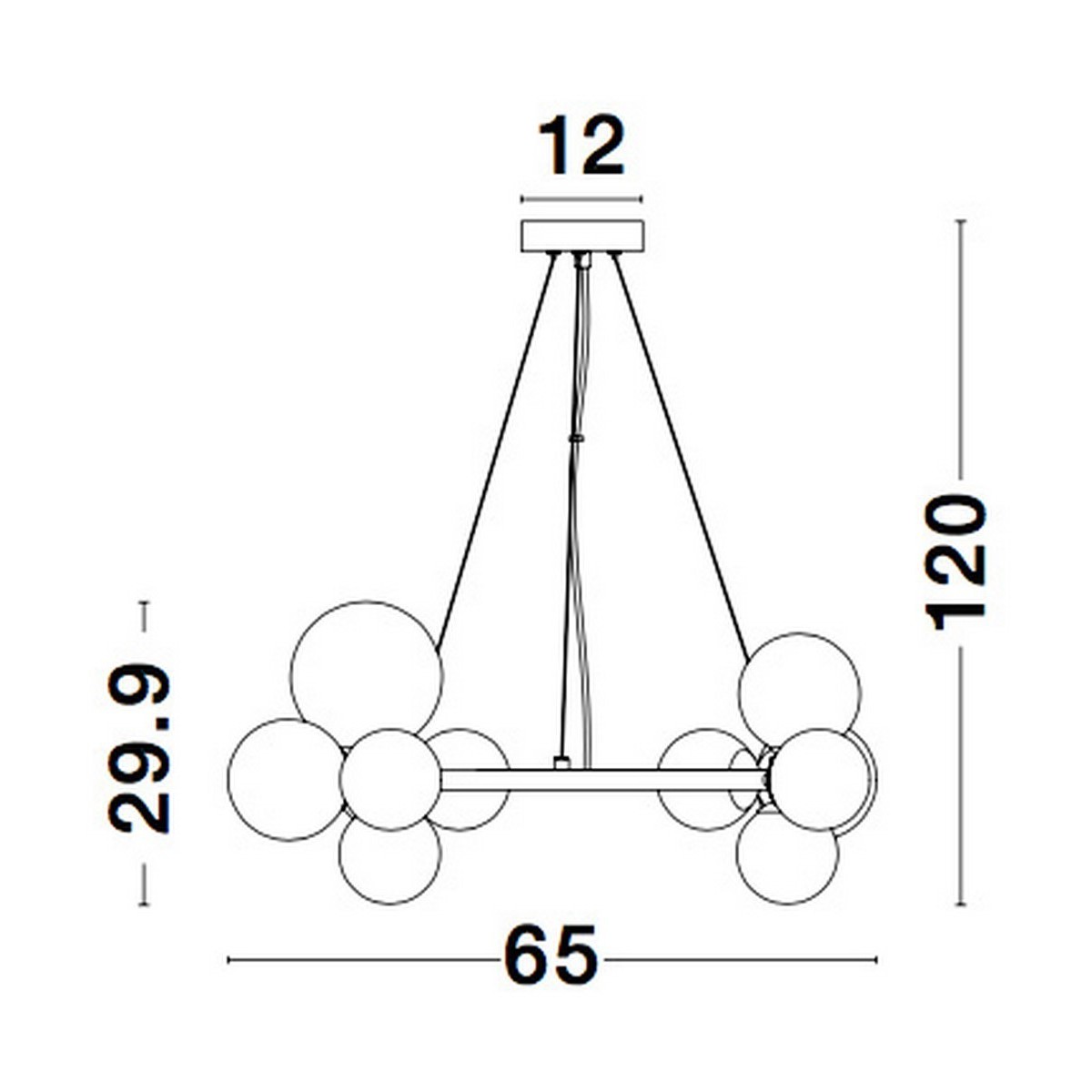 współczesna lampa wisząca Luces Exclusivas PARLA LE42601