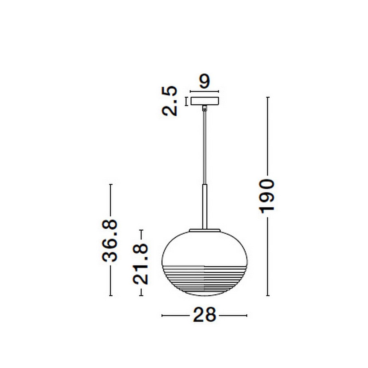 olśniewająca lampa wisząca Luces Exclusivas HAINA LE42645