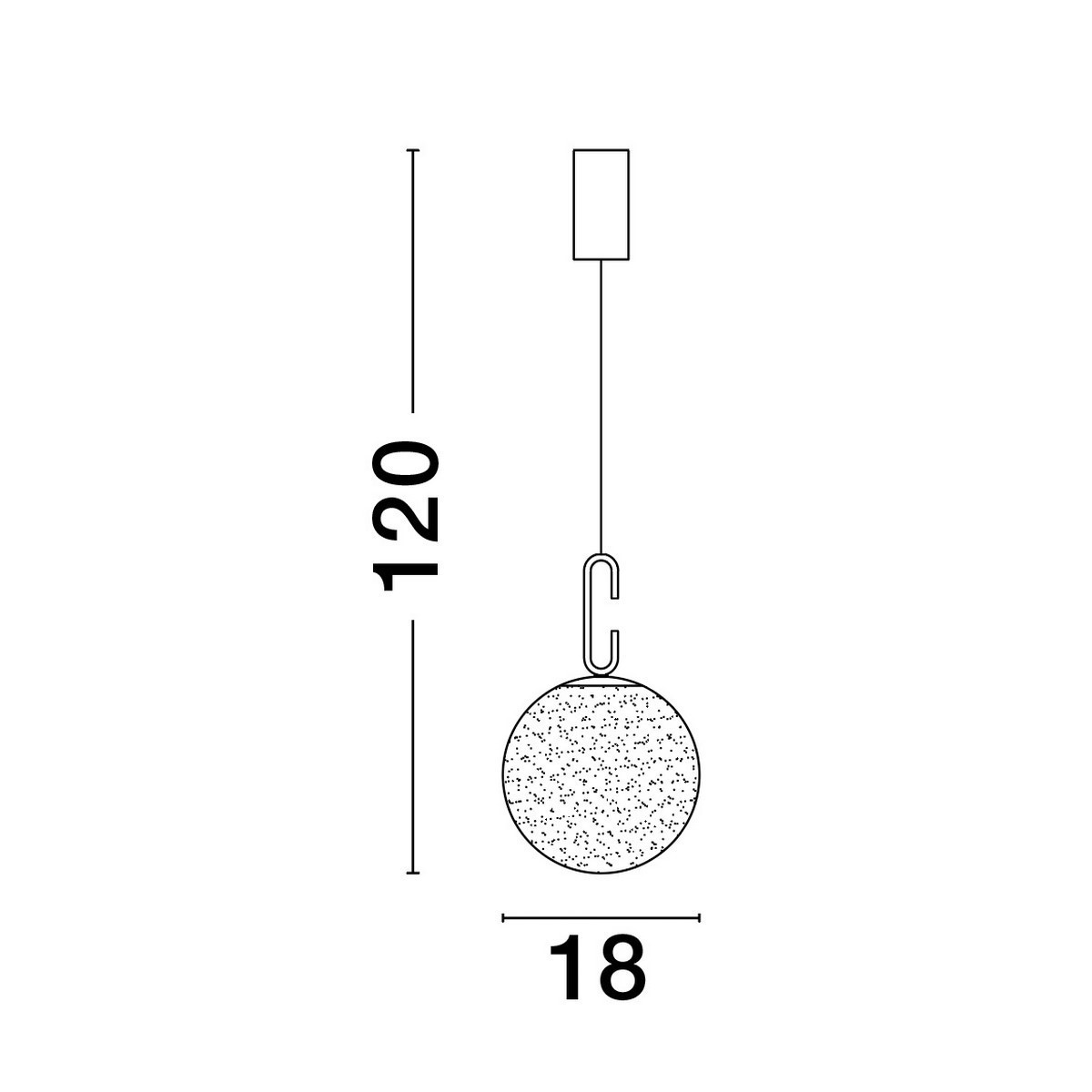 wyszukana lampa wisząca Luces Exclusivas YARA LE42733