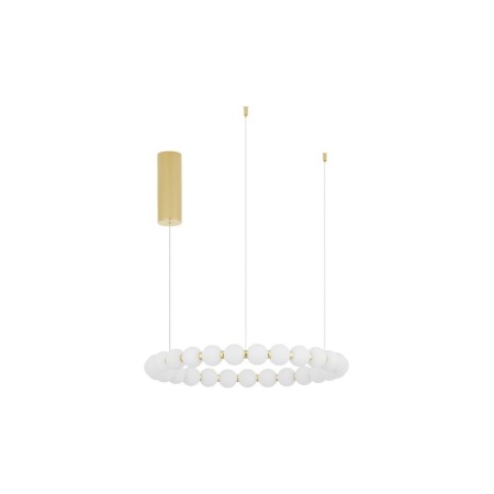 złota designerska lampa wisząca - nowoczesna ledowa Luces Exclusivas MOCA LE42748