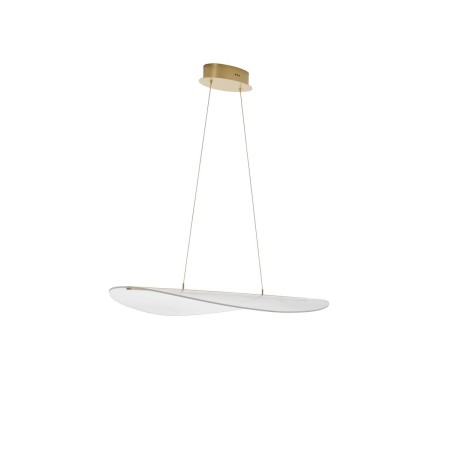 złota dekoracyjna lampa wisząca - nowoczesna ledowa Luces Exclusivas COLIMA LE42755
