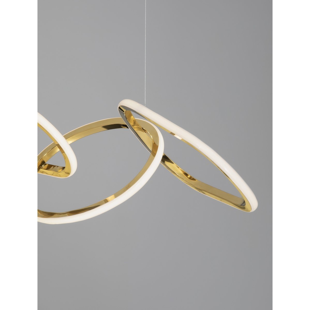 złota ekskluzywna lampa wisząca - nowoczesna ledowa Luces Exclusivas CELAYA LE42759