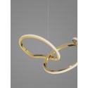złota ekskluzywna lampa wisząca - nowoczesna ledowa Luces Exclusivas CELAYA LE42759