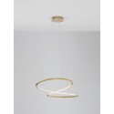 złota nowoczesna lampa wisząca - nowoczesna ledowa Luces Exclusivas CELAYA LE42761
