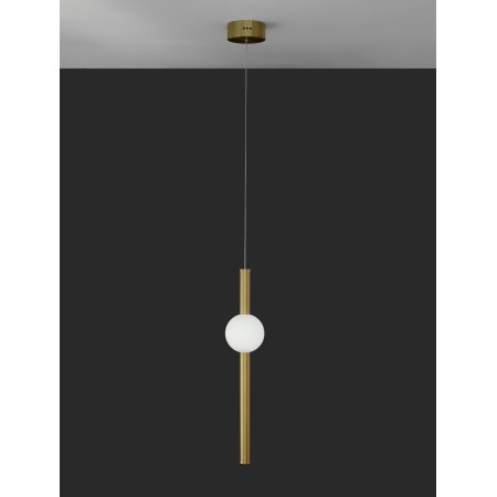 złota wspaniała lampa wisząca - nowoczesna ledowa Luces Exclusivas IGUALA LE42762