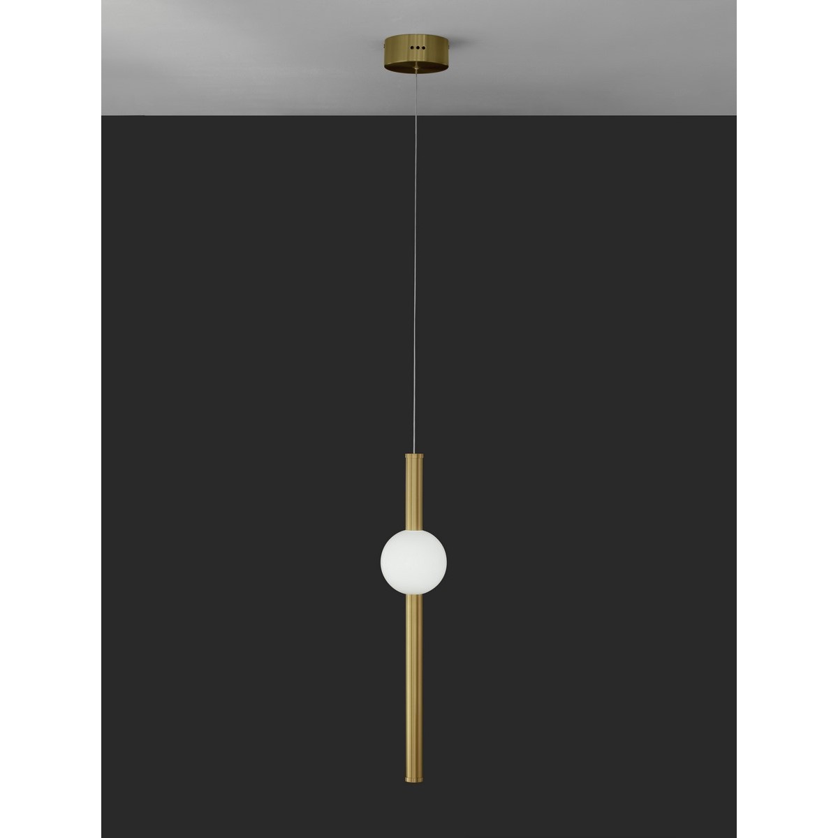 złota wspaniała lampa wisząca - nowoczesna ledowa Luces Exclusivas IGUALA LE42762