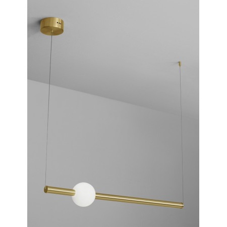 złota unikatowa lampa wisząca - nowoczesna ledowa Luces Exclusivas IGUALA LE42763