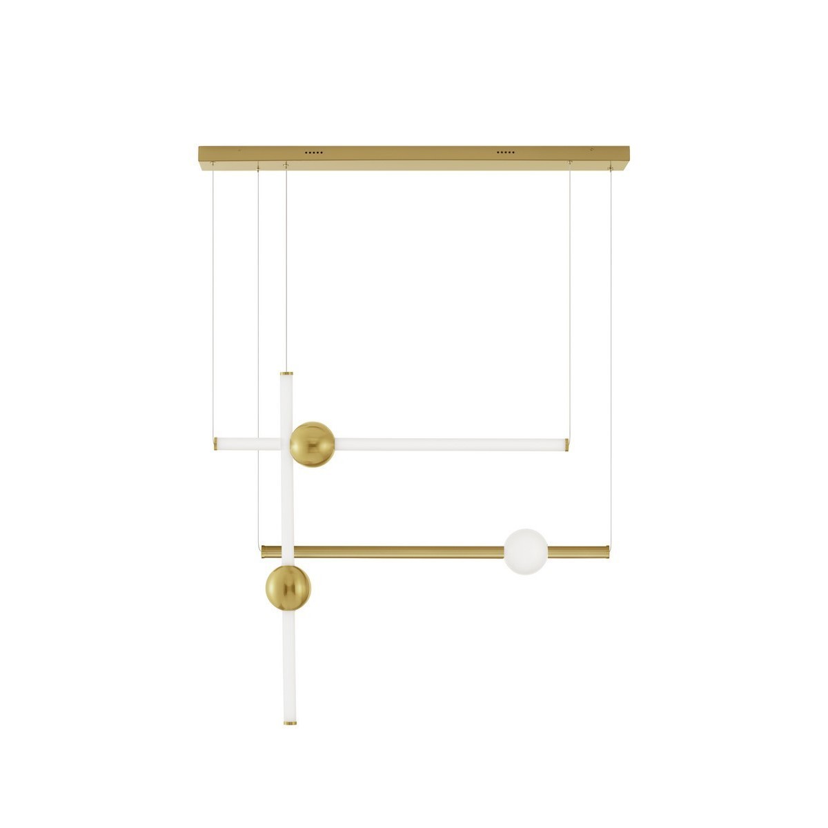 złota dekoracyjna lampa wisząca - nowoczesna ledowa Luces Exclusivas IGUALA LE42764