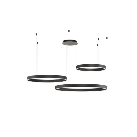 czarna elegancka lampa wisząca - nowoczesna ledowa Luces Exclusivas JACA LE42765