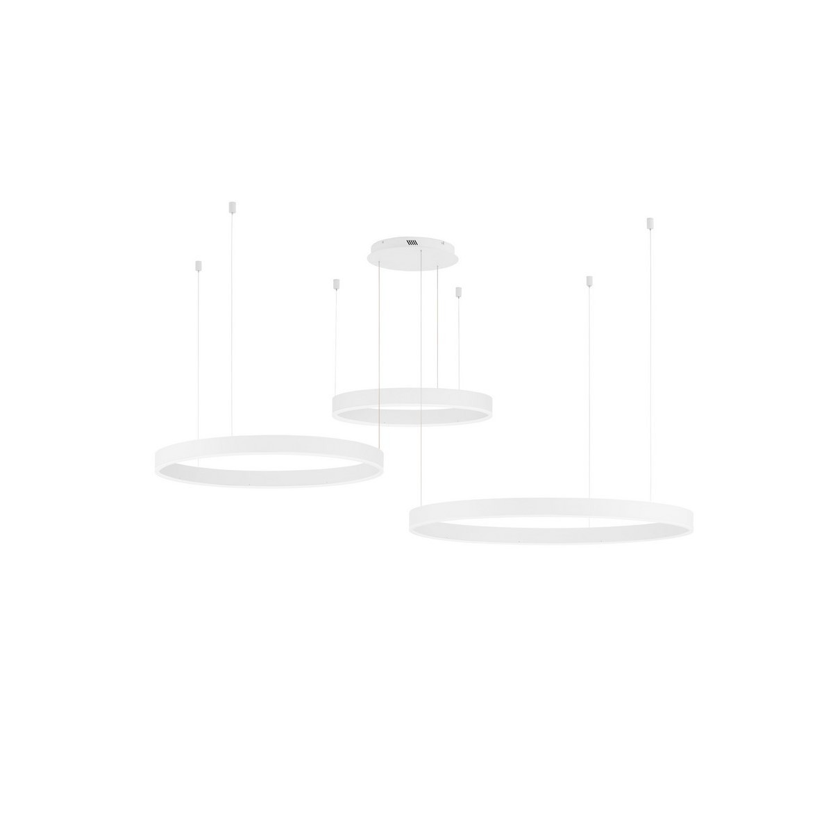 biała designerska lampa wisząca - nowoczesna ledowa Luces Exclusivas JACA LE42766