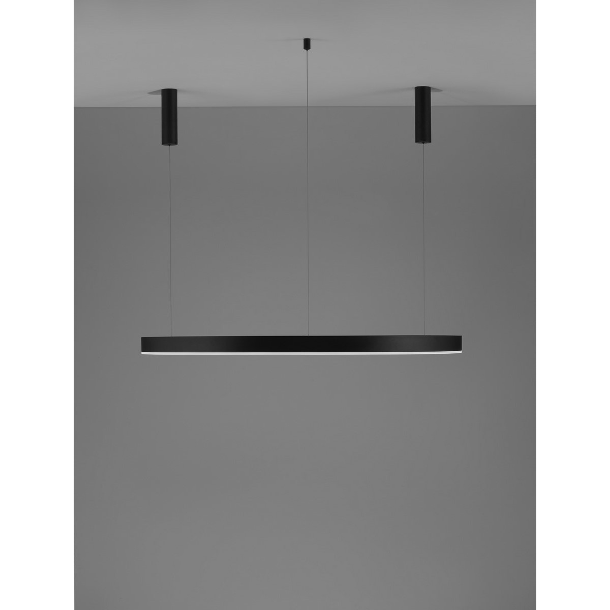 czarna ekskluzywna lampa wisząca - nowoczesna ledowa Luces Exclusivas JACA LE42768