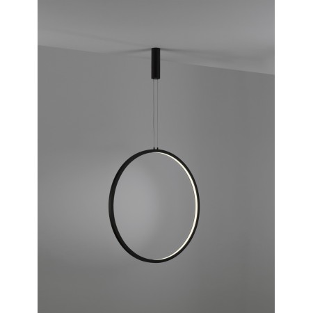 czarna dekoracyjna lampa wisząca - nowoczesna ledowa Luces Exclusivas AUTLAN LE42773