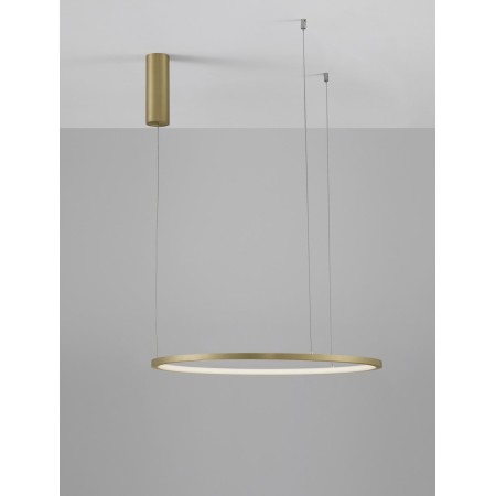 złota ekskluzywna lampa wisząca - nowoczesna ledowa Luces Exclusivas TOLUCA LE42777