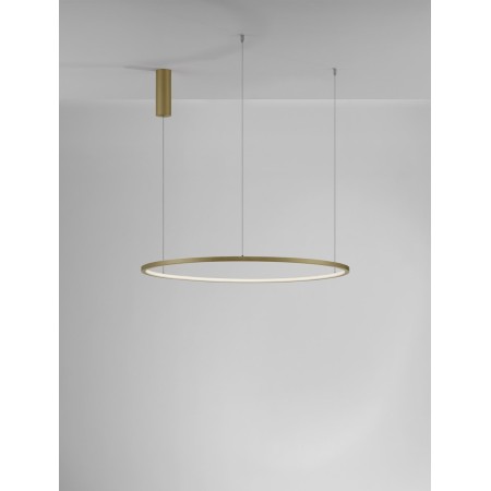 złota modna lampa wisząca - nowoczesna ledowa Luces Exclusivas TOLUCA LE42778