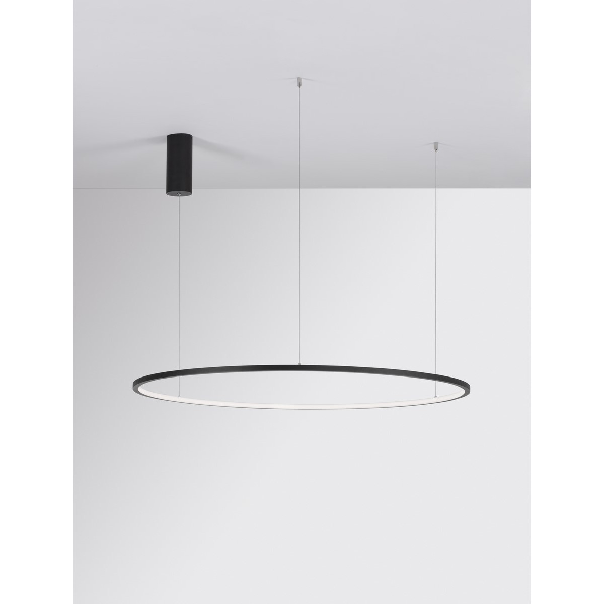 czarna dekoracyjna lampa wisząca - nowoczesna ledowa Luces Exclusivas TOLUCA LE42782