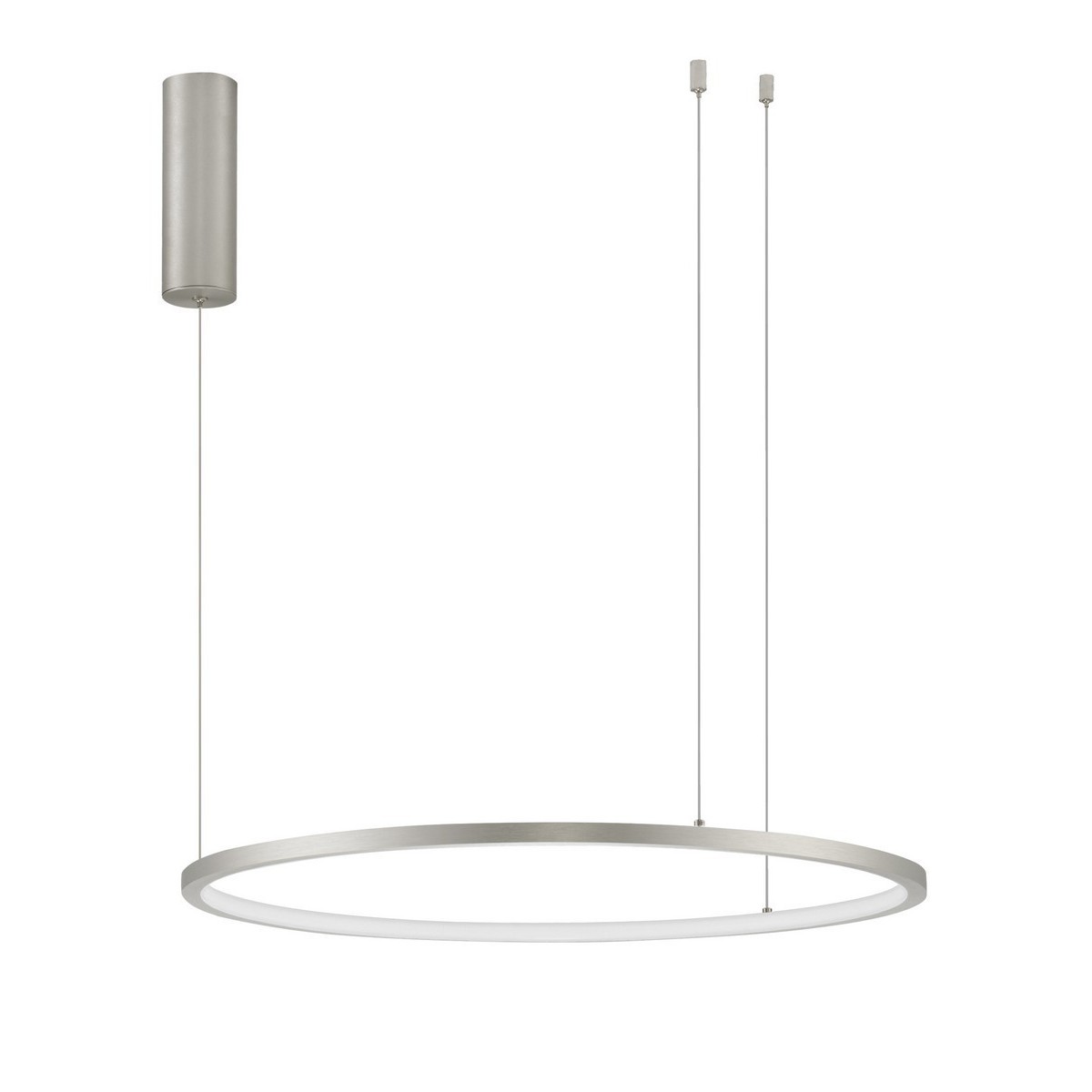 srebrna ekskluzywna lampa wisząca - nowoczesna ledowa Luces Exclusivas TOLUCA LE42786