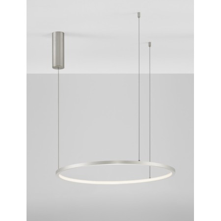 srebrna ekskluzywna lampa wisząca - nowoczesna ledowa Luces Exclusivas TOLUCA LE42786