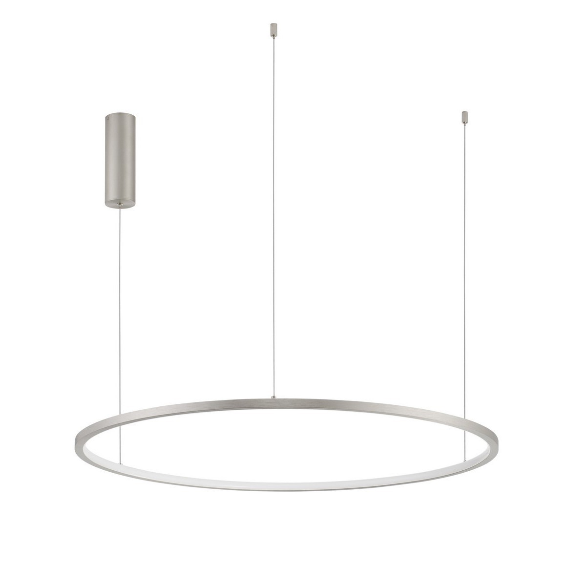 srebrna modna lampa wisząca - nowoczesna ledowa Luces Exclusivas TOLUCA LE42787