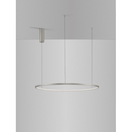 srebrna modna lampa wisząca - nowoczesna ledowa Luces Exclusivas TOLUCA LE42787