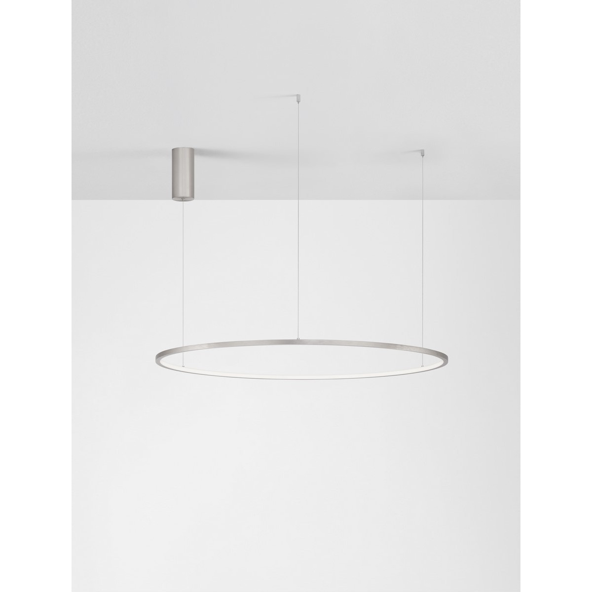 srebrna nowoczesna lampa wisząca - nowoczesna ledowa Luces Exclusivas TOLUCA LE42788