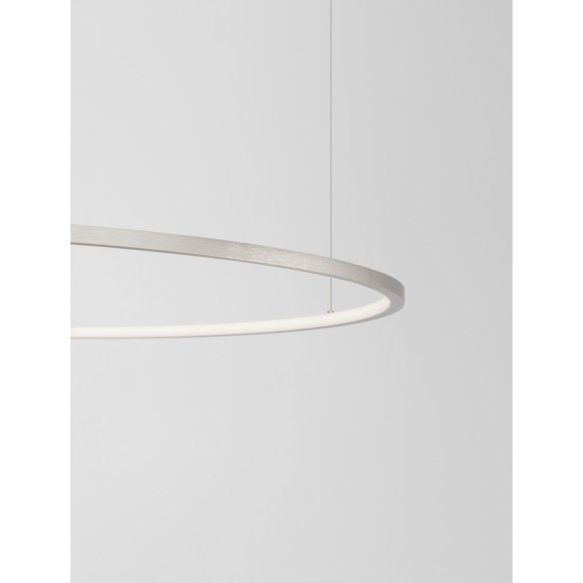 srebrna nowoczesna lampa wisząca - nowoczesna ledowa Luces Exclusivas TOLUCA LE42788