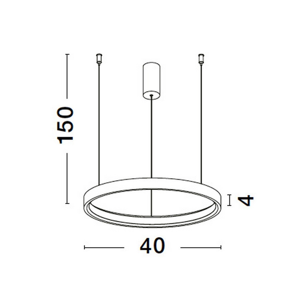 złota wspaniała lampa wisząca - nowoczesna ledowa Luces Exclusivas ZACAPU LE42789