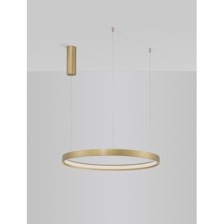 złota unikatowa lampa wisząca - nowoczesna ledowa Luces Exclusivas ZACAPU LE42790