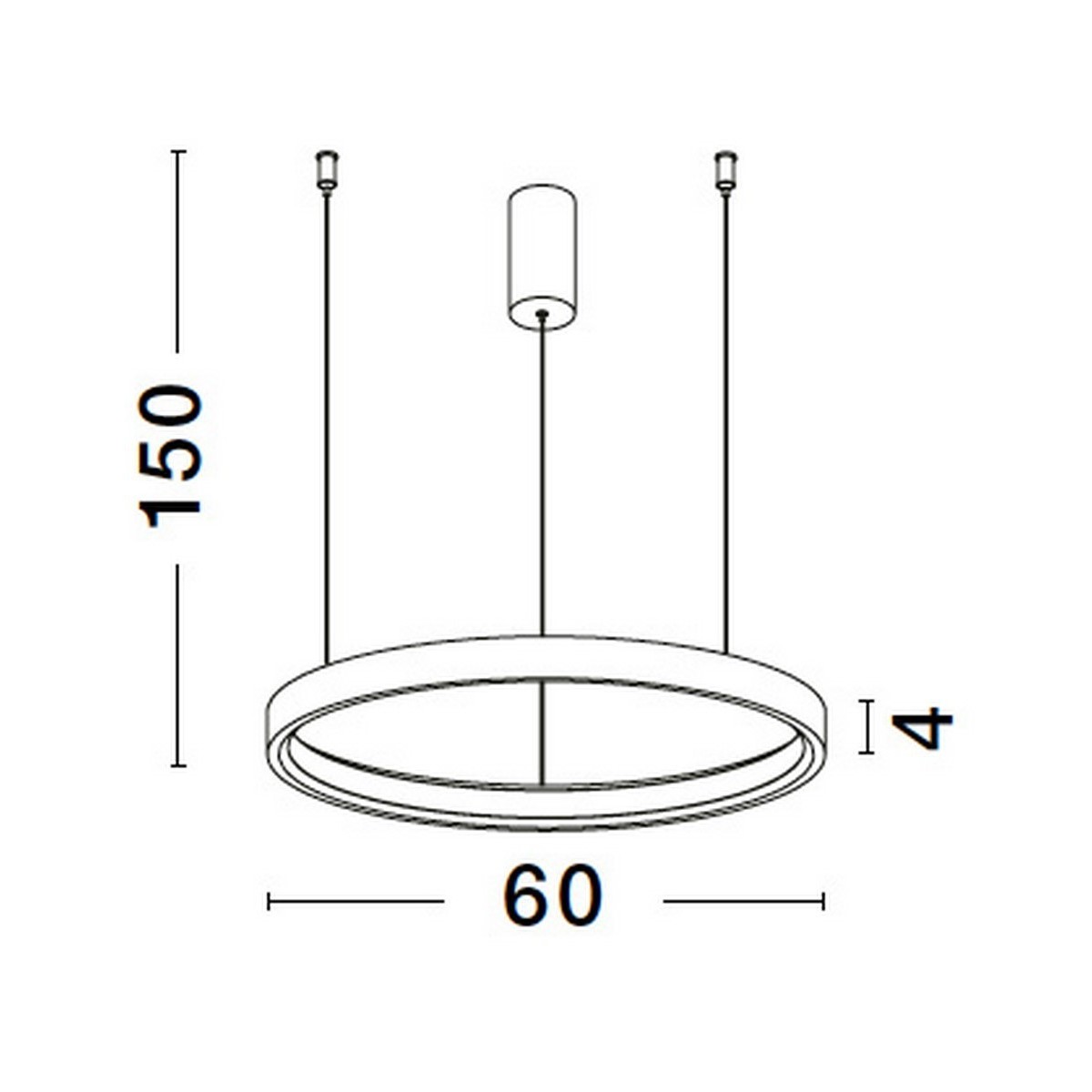 złota unikatowa lampa wisząca - nowoczesna ledowa Luces Exclusivas ZACAPU LE42790