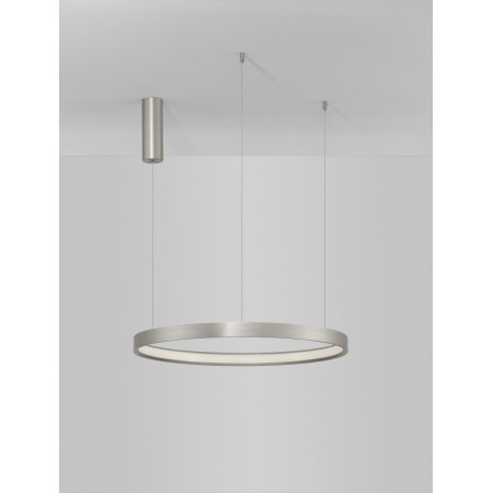 srebrna dekoracyjna lampa wisząca - nowoczesna ledowa Luces Exclusivas ZACAPU LE42791