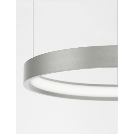 srebrna elegancka lampa wisząca - nowoczesna ledowa Luces Exclusivas ZACAPU LE42792