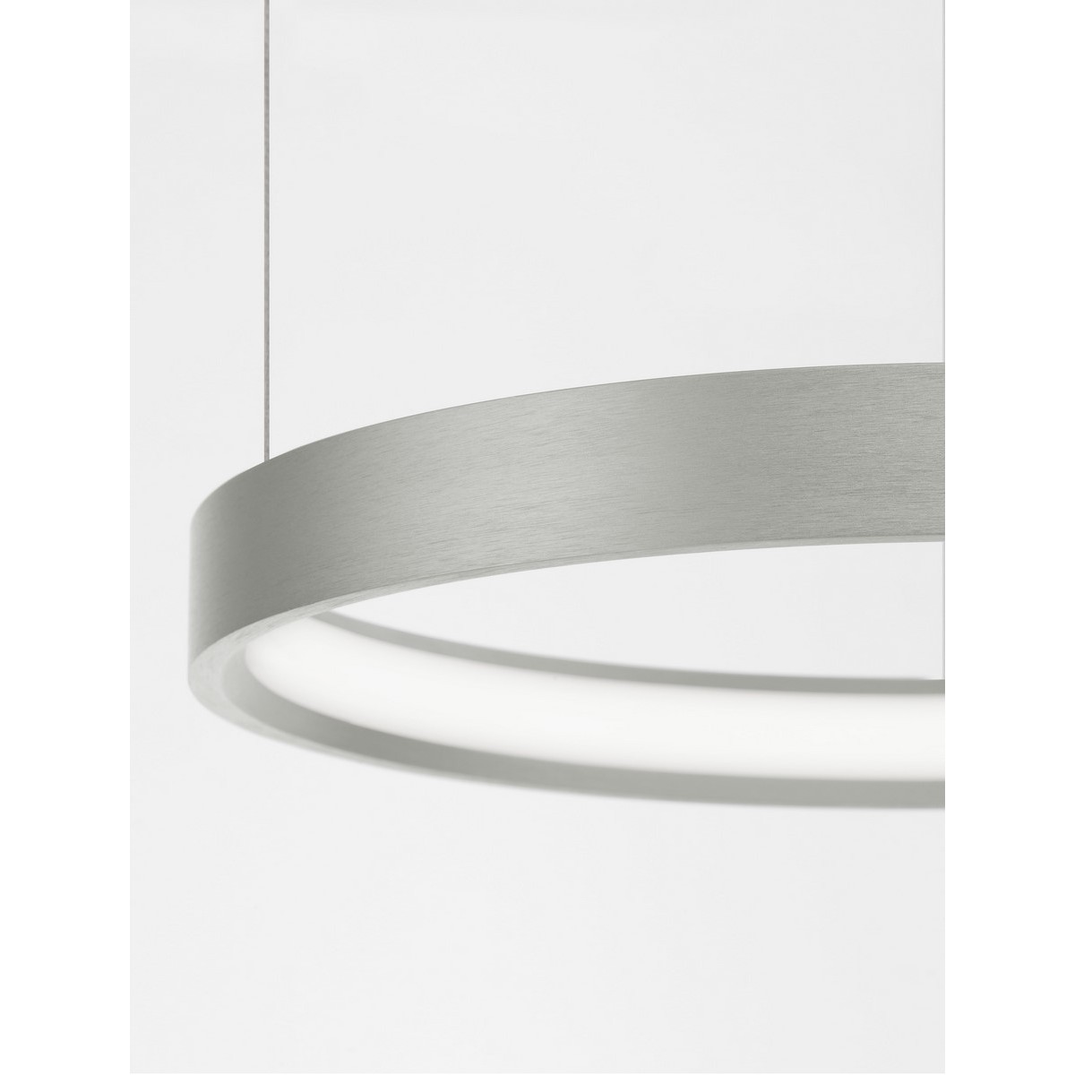 srebrna elegancka lampa wisząca - nowoczesna ledowa Luces Exclusivas ZACAPU LE42792