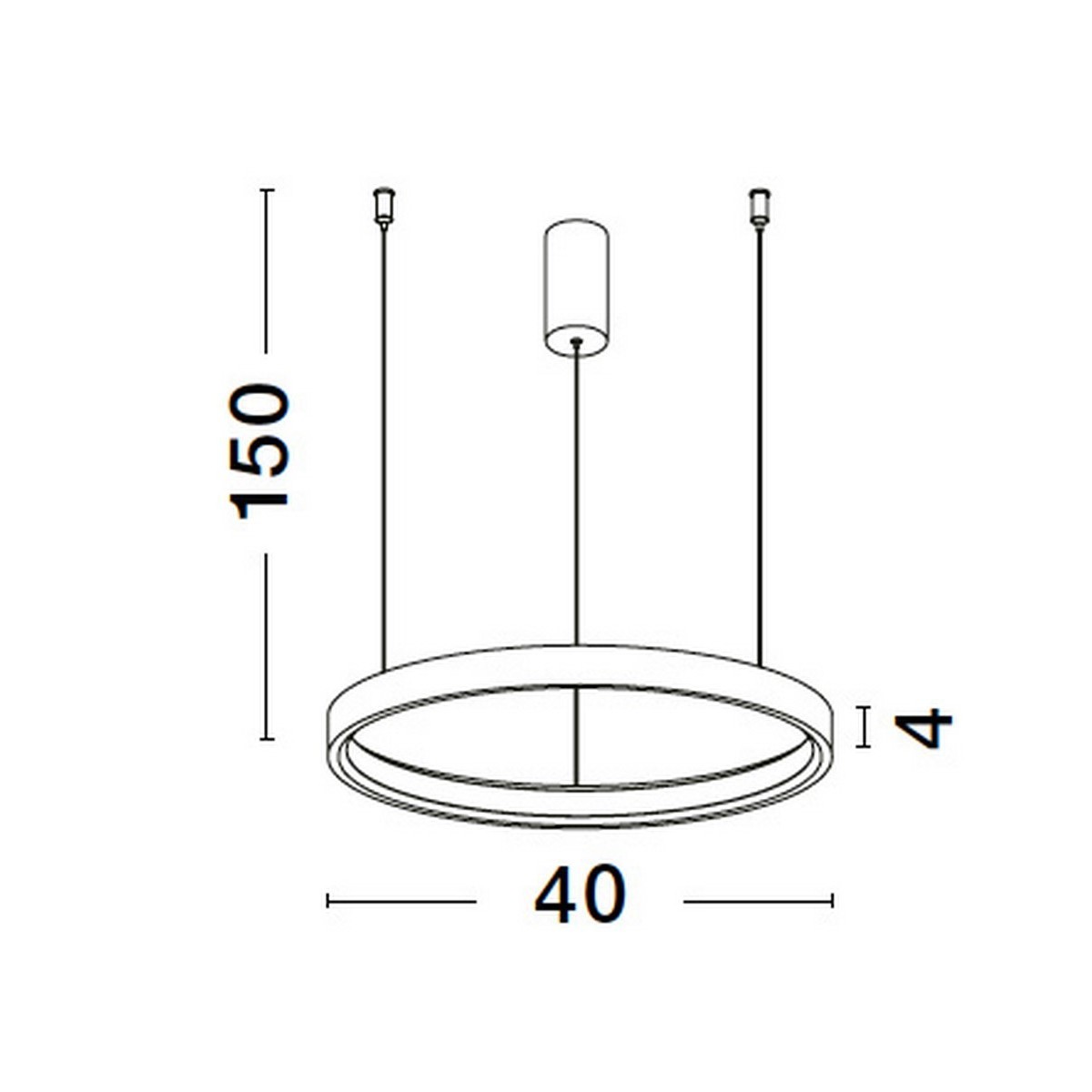 czarna designerska lampa wisząca - nowoczesna ledowa Luces Exclusivas ZACAPU LE42793