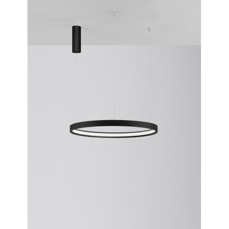 czarna wyszukana lampa wisząca - nowoczesna ledowa Luces Exclusivas ZACAPU LE42794