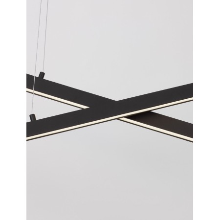 czarna unikatowa lampa wisząca - nowoczesna ledowa Luces Exclusivas PUEBLA LE42799